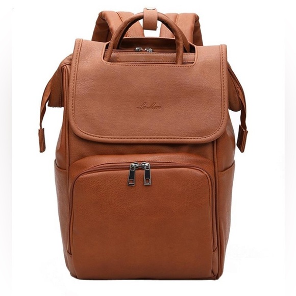 NWOT LA MAREVegan Leather Diaper Bag